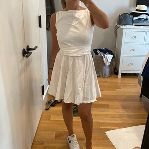 Tara Jarmon white cocktail dress